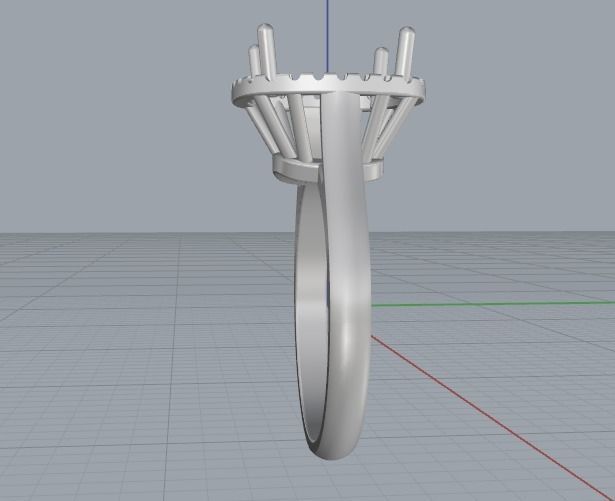 Ring N012413 3D print model_4