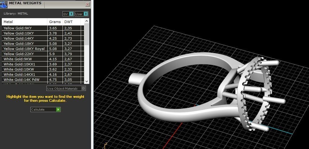 Ring N012413 3D print model_9