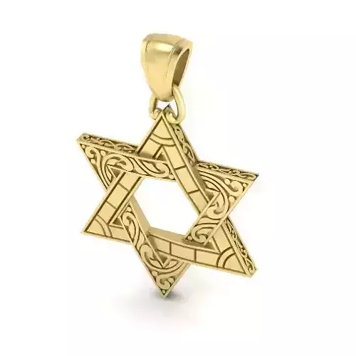 Star of David pendant N012408