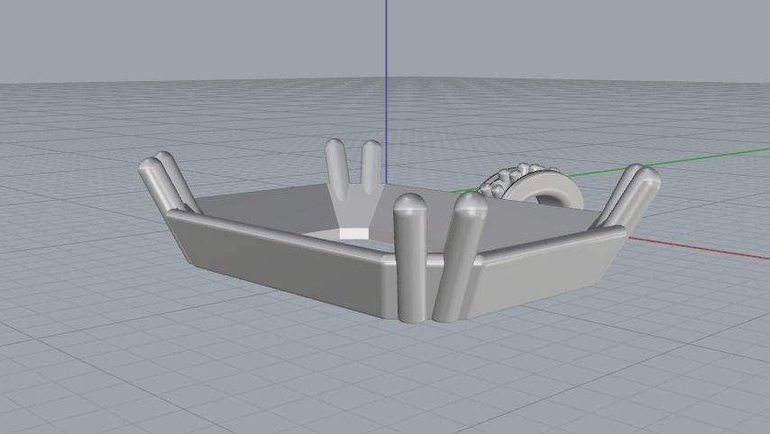 Pendant N012401 3D print model_3