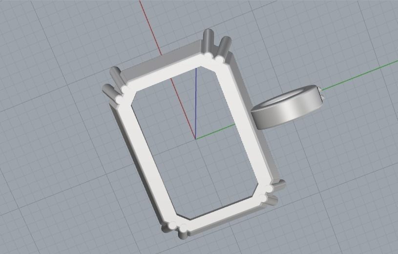 Pendant N012401 3D print model_4