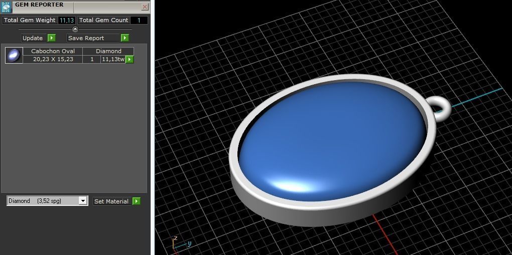 Pendant N012387 3D print model_8