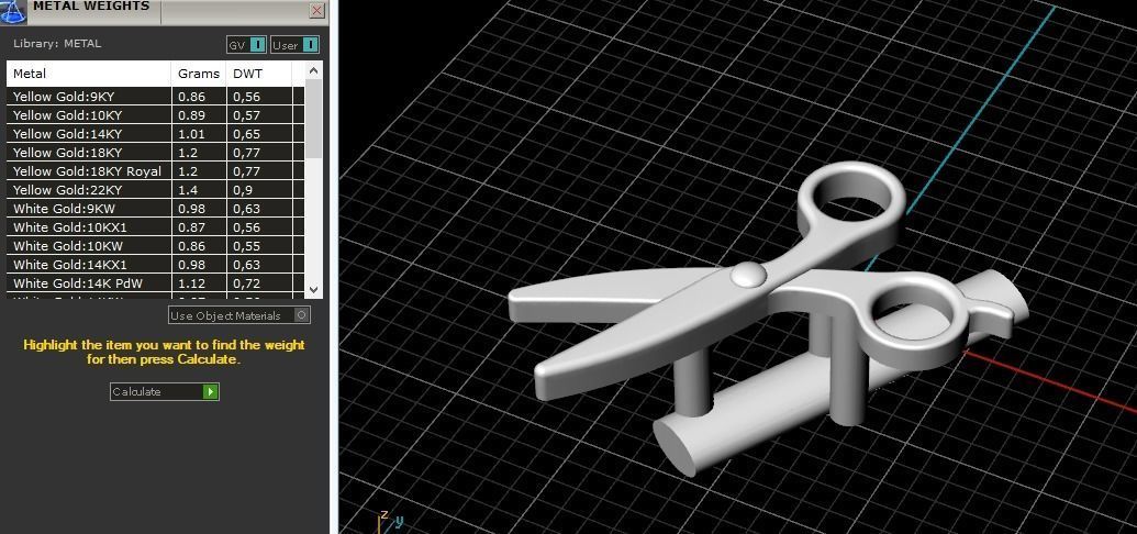 Scissor N012380 3D print model_8