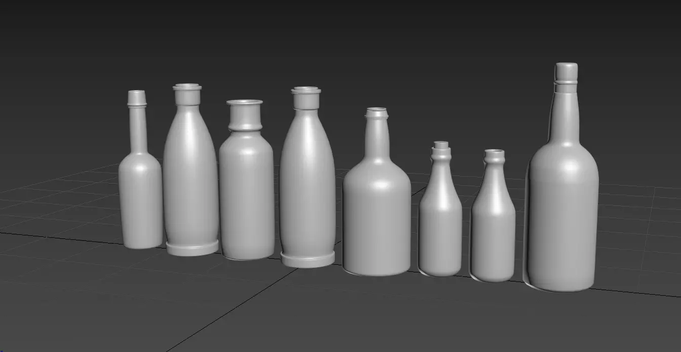 bottle 3D model_0