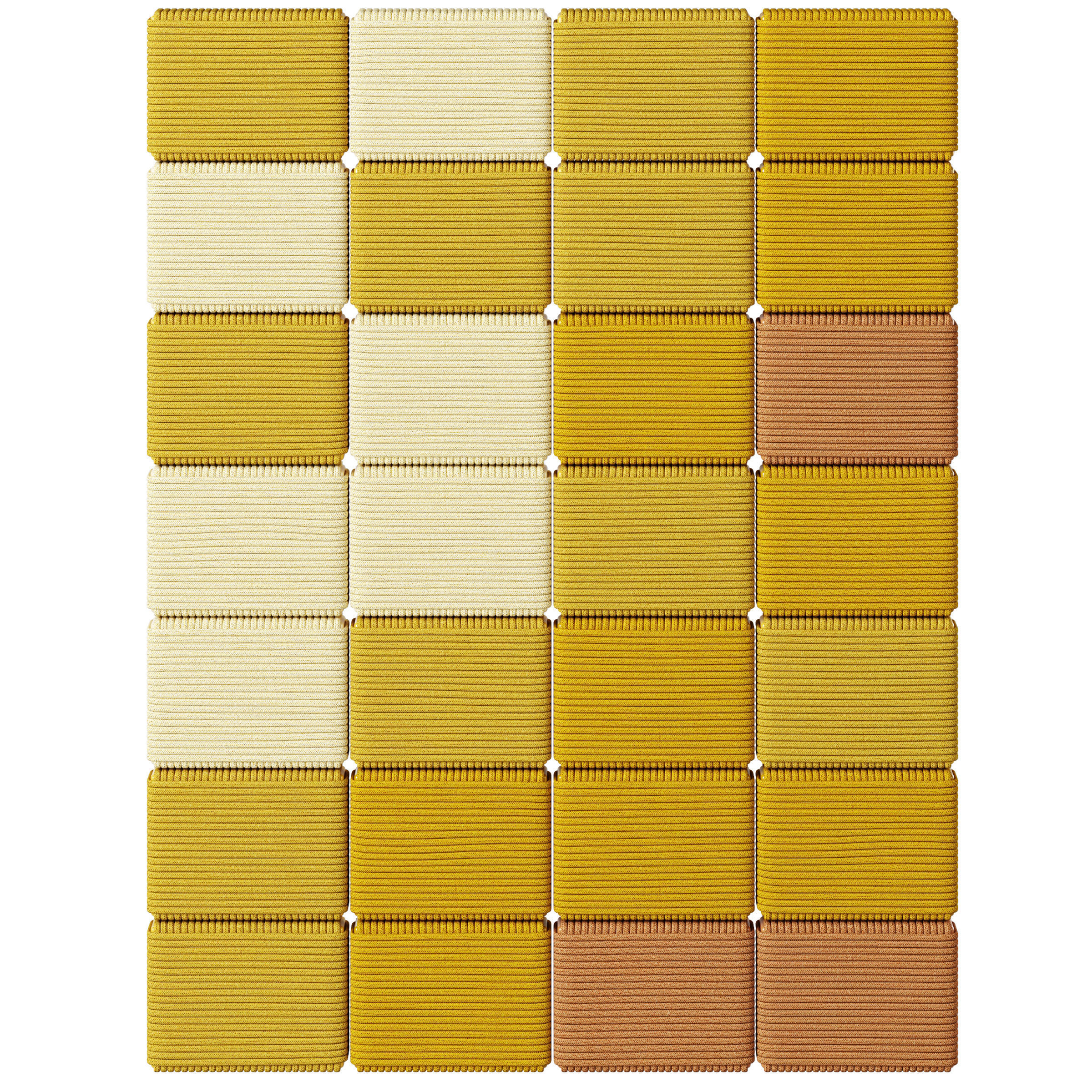 FABRICK Cord Panels Mosaic Murals by Brocoloco 3D model_1