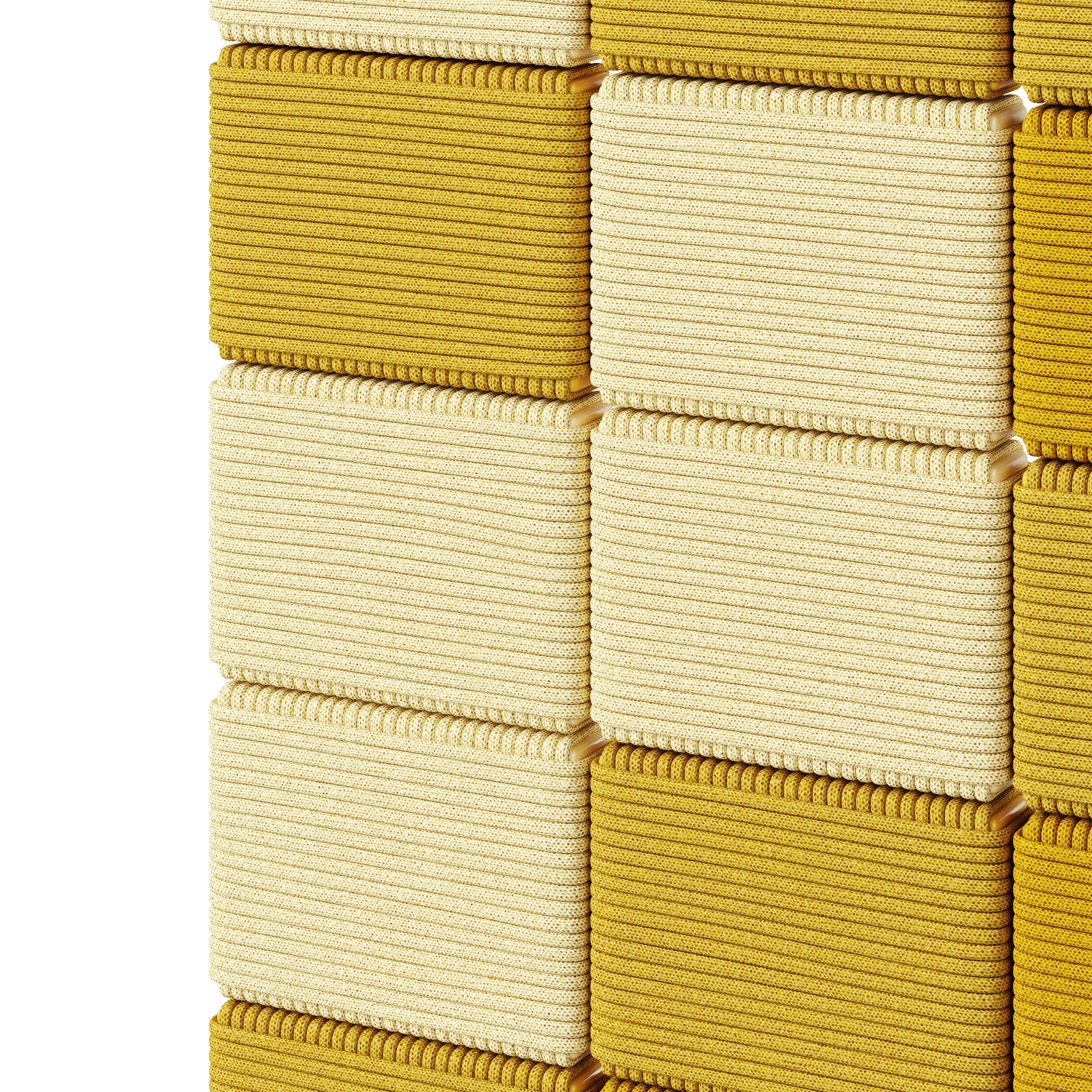 FABRICK Cord Panels Mosaic Murals by Brocoloco 3D model_4