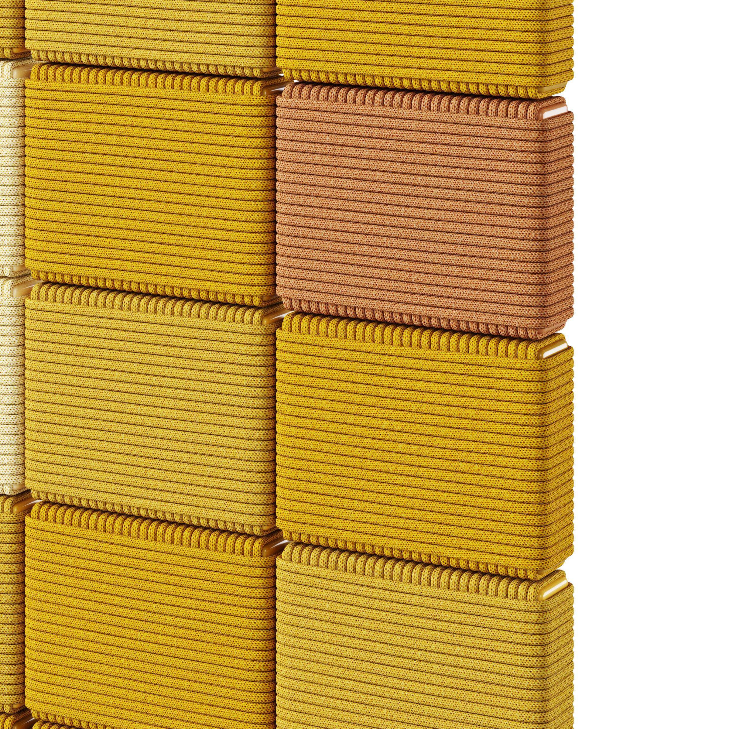 FABRICK Cord Panels Mosaic Murals by Brocoloco 3D model_3