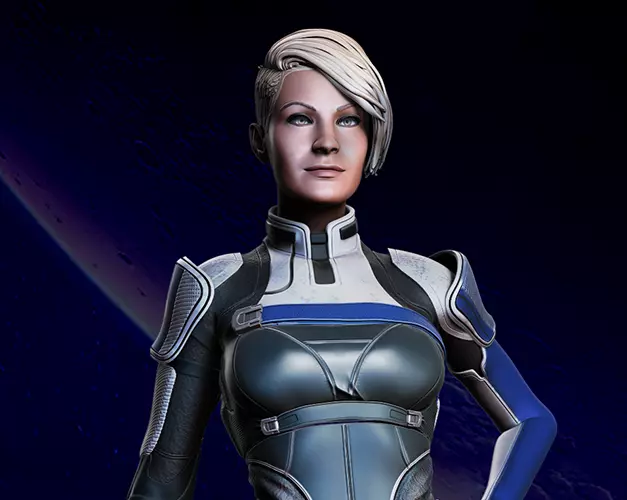 CORA HARPER - MASS EFFECT 3D print model_0