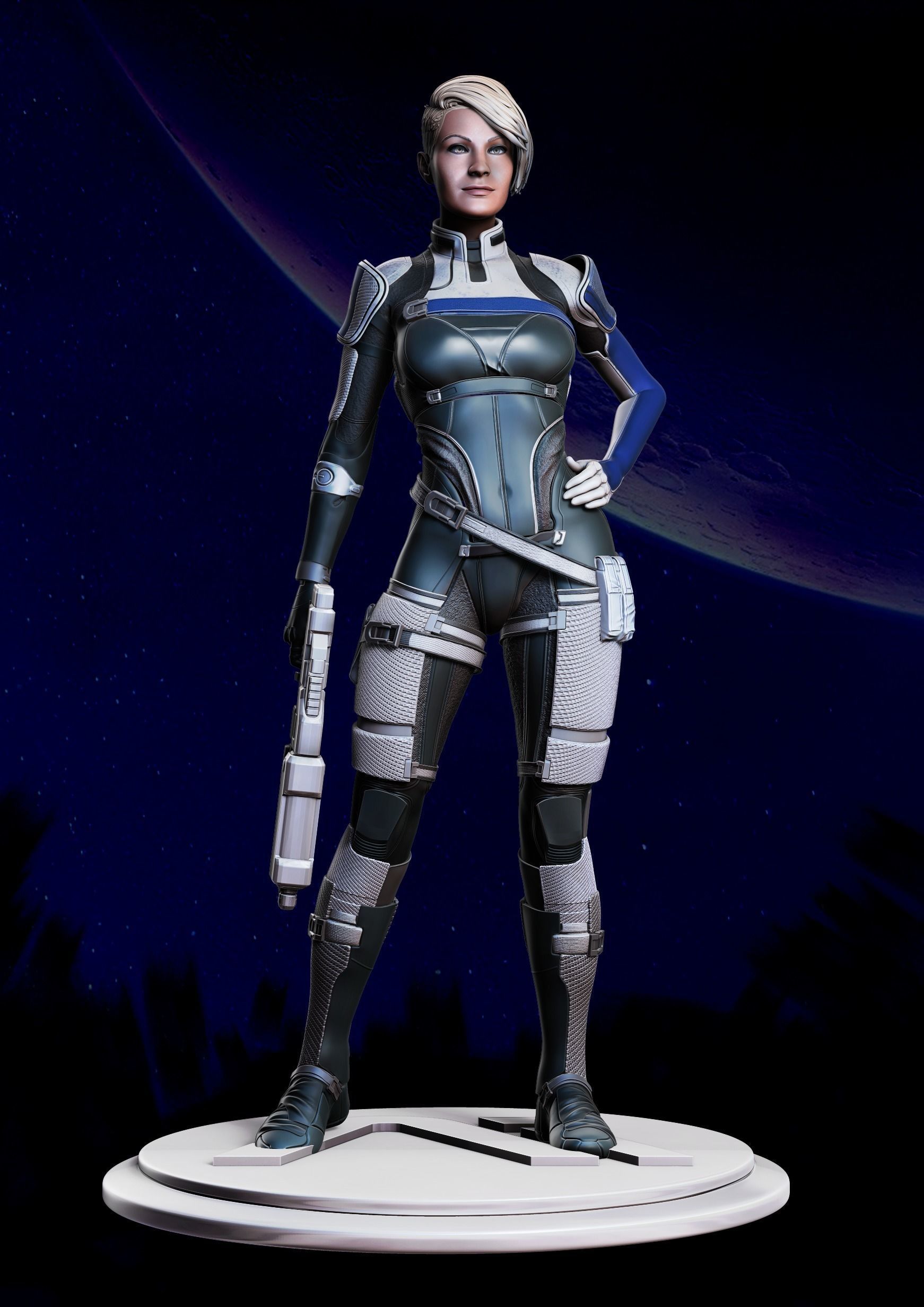CORA HARPER - MASS EFFECT 3D print model_2