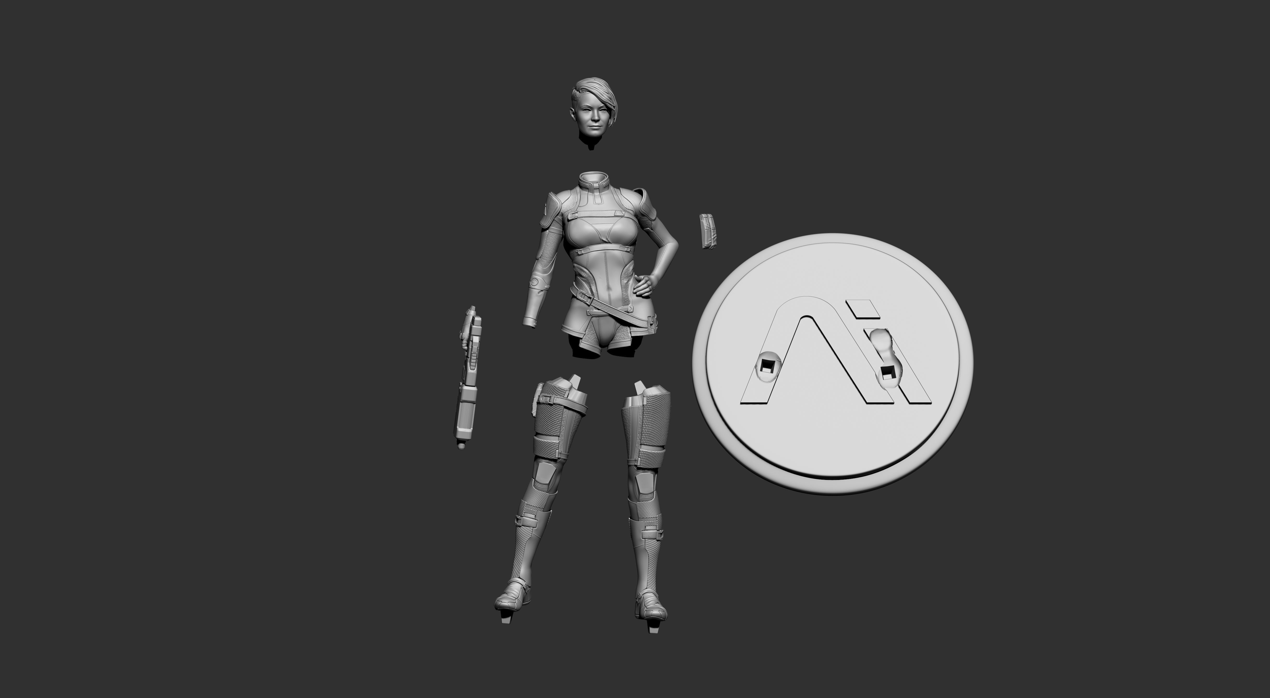 CORA HARPER - MASS EFFECT 3D print model_7