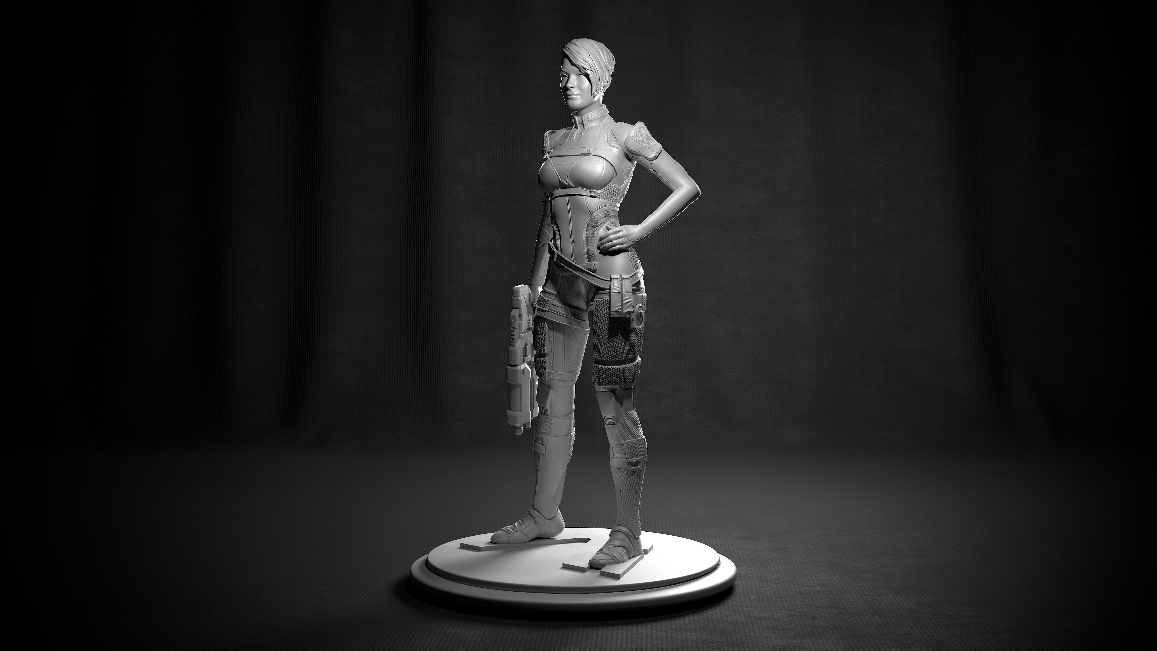CORA HARPER - MASS EFFECT 3D print model_4