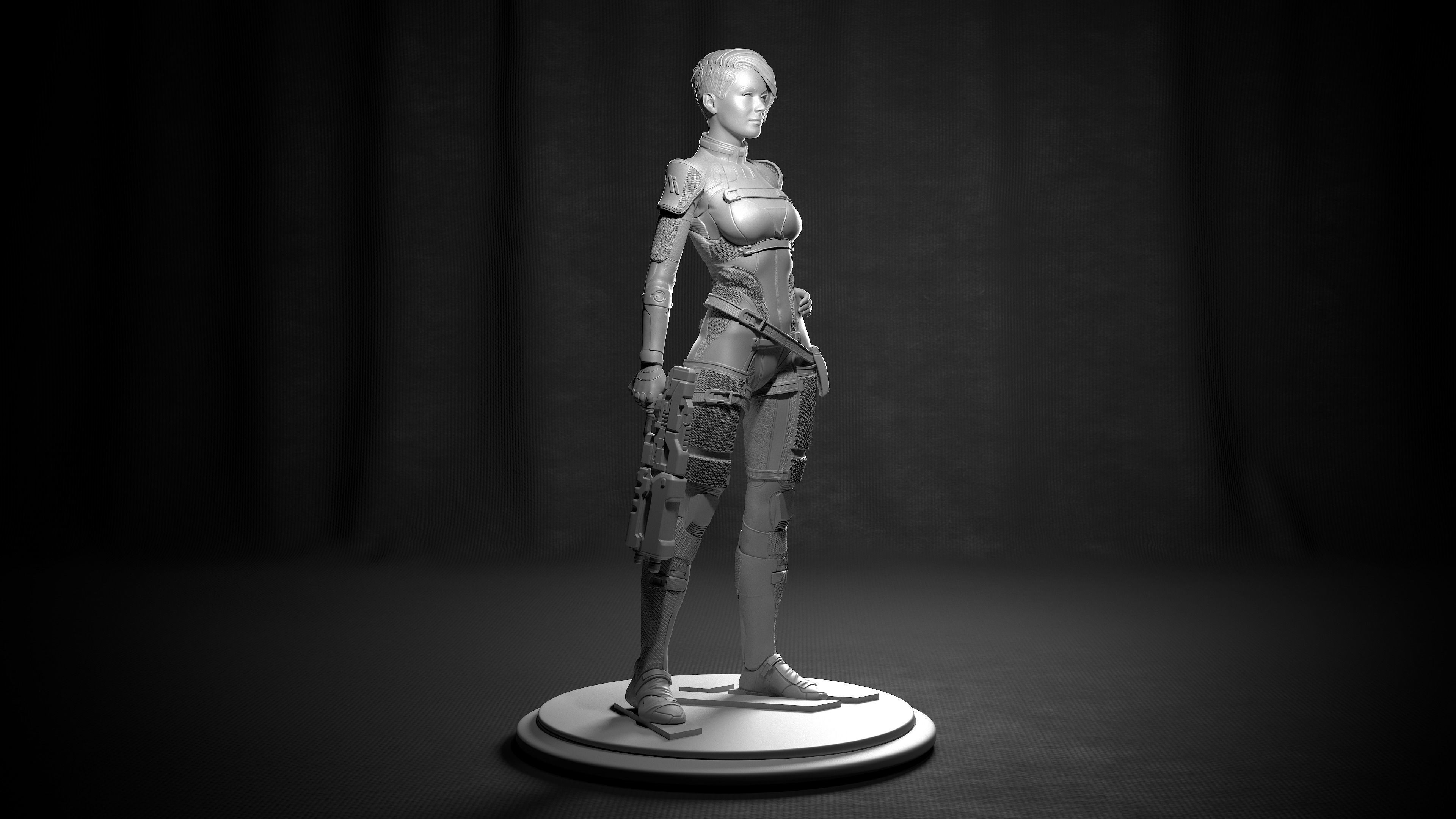 CORA HARPER - MASS EFFECT 3D print model_6