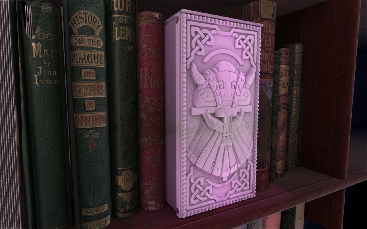 Dwarf Booknook 3D print model_1
