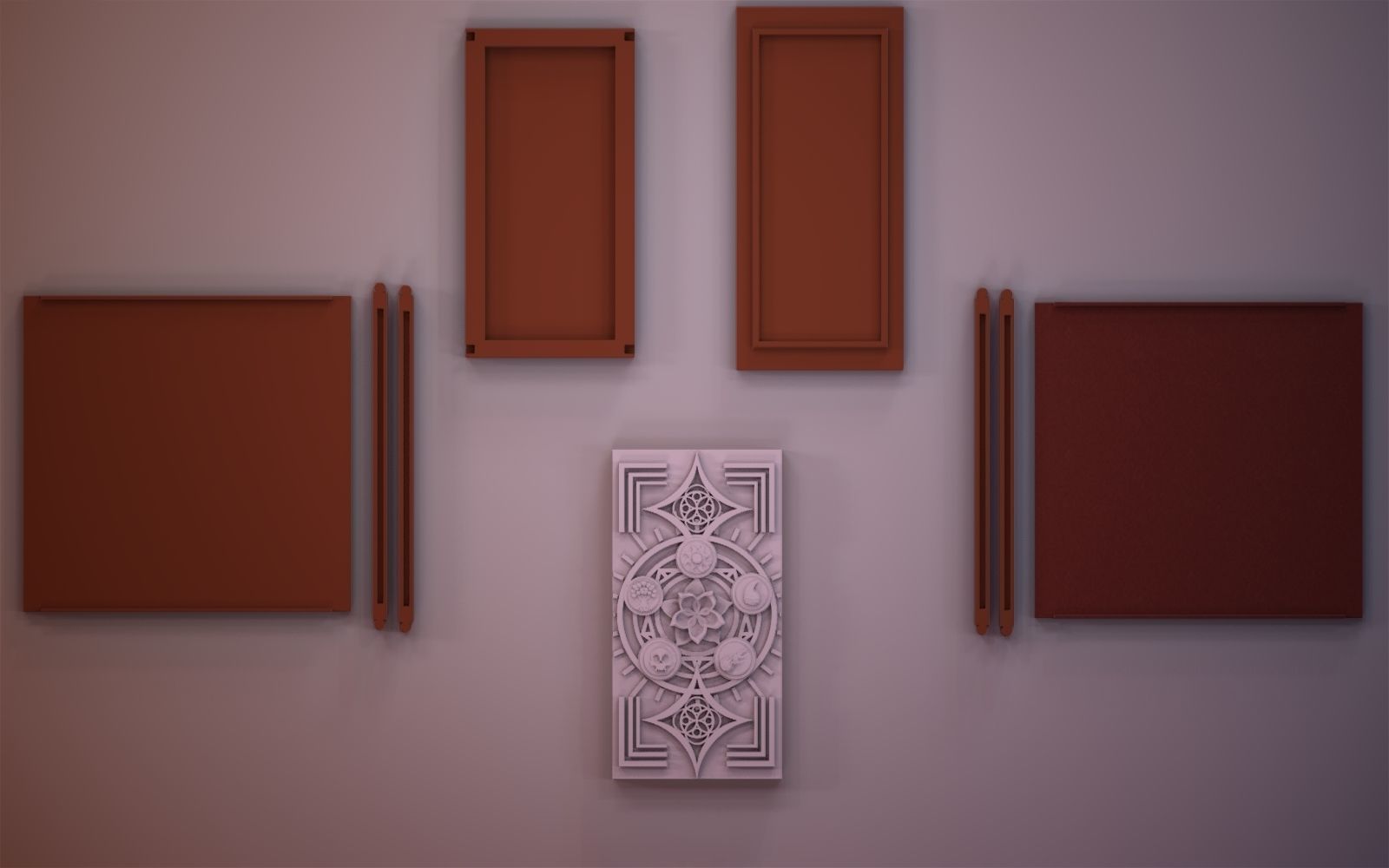 5 Elements Booknook 3D print model_1