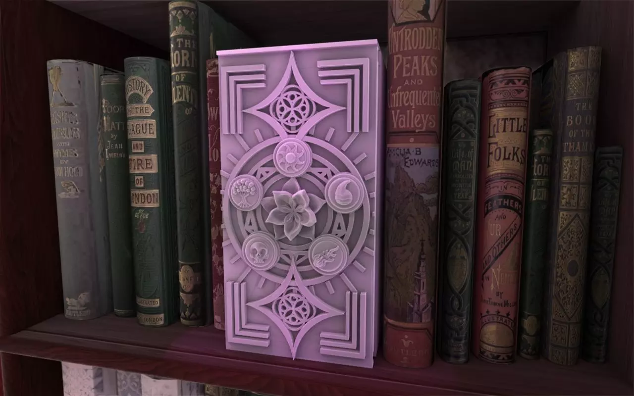 5 Elements Booknook 3D print model_0
