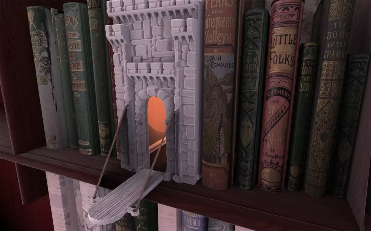 Drawbridge Booknook 3D print model_0