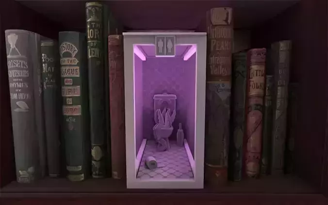 Tentacle WC Booknook