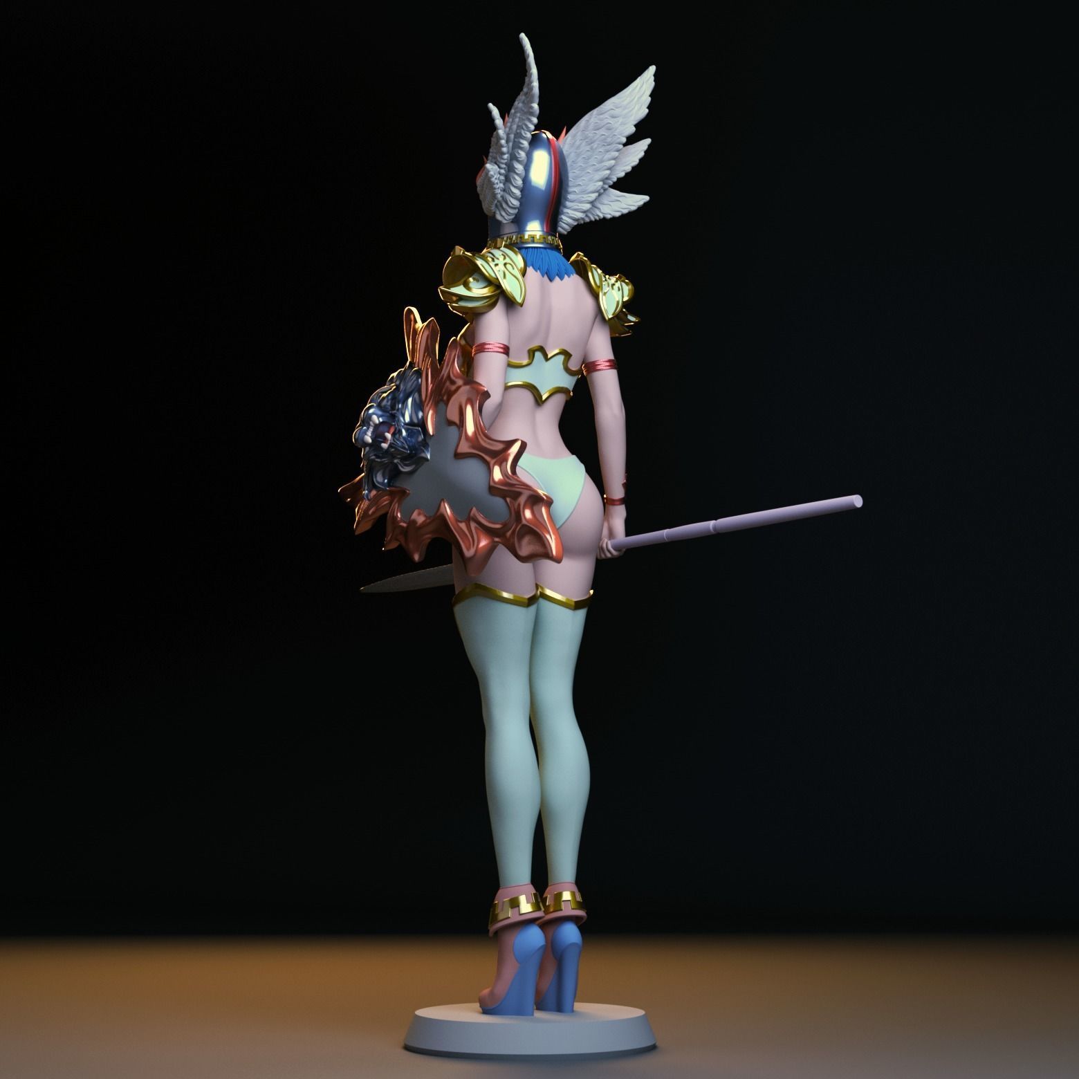 Valkyrie 3D print model_6