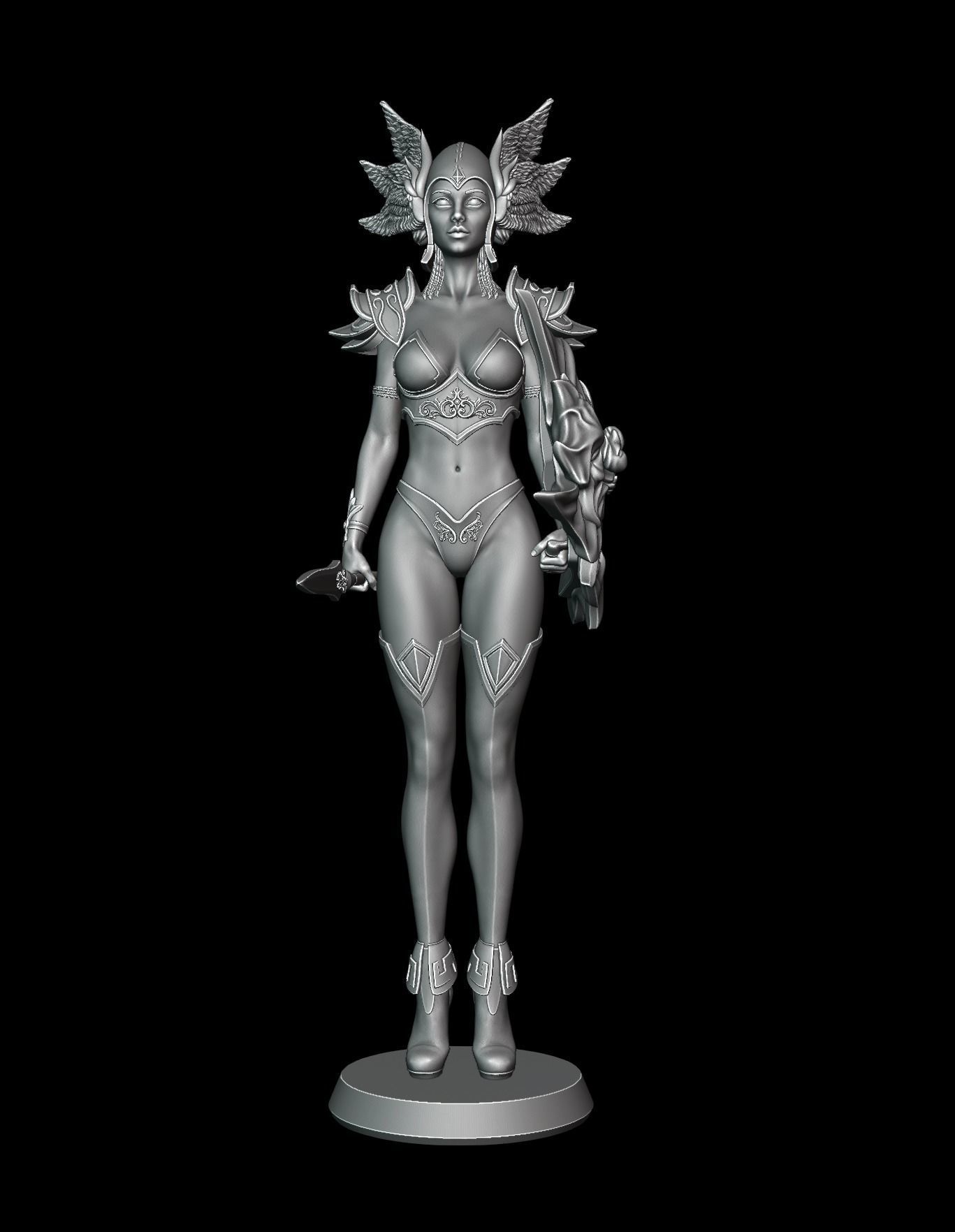 Valkyrie 3D print model_9