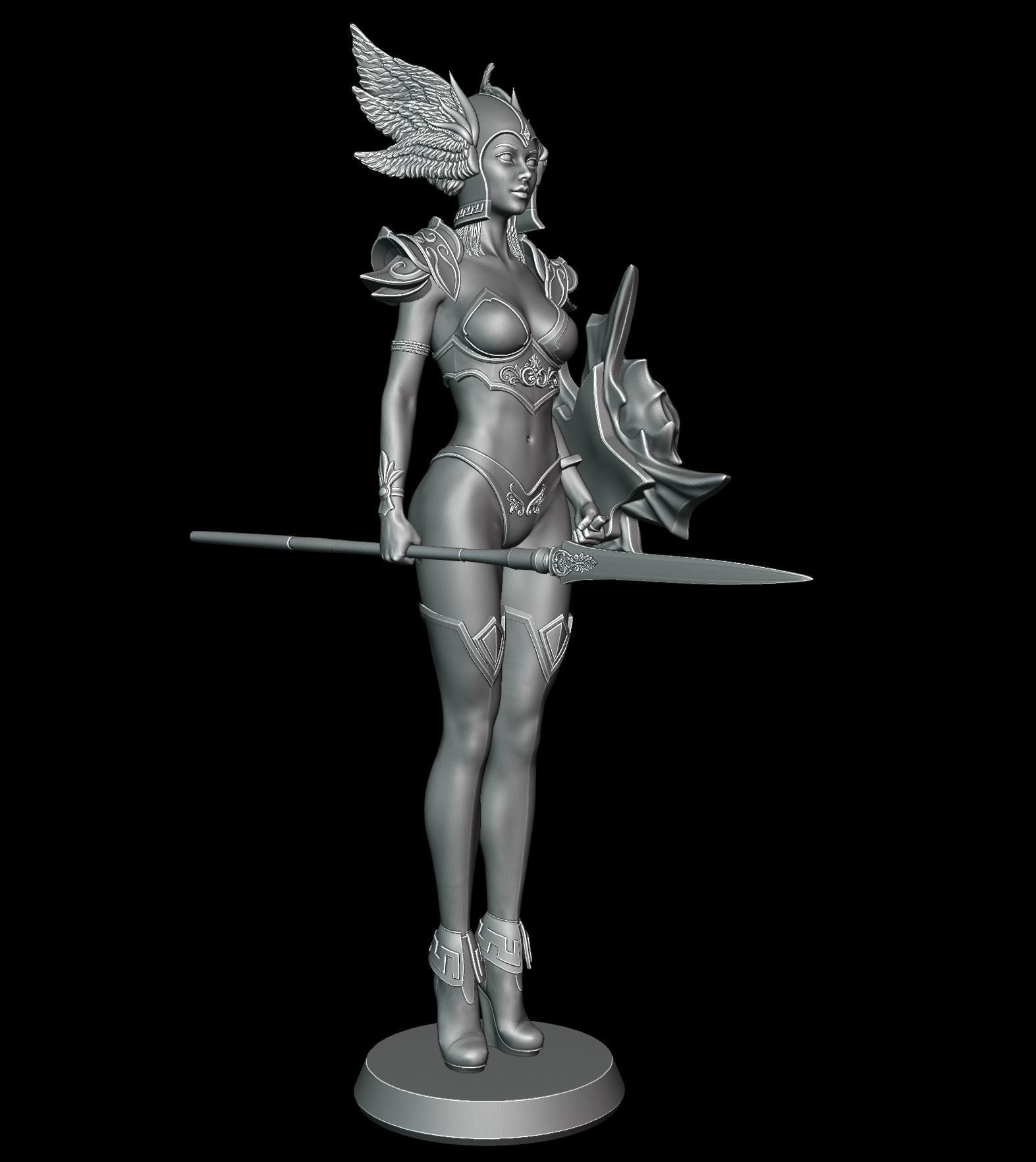Valkyrie 3D print model_12