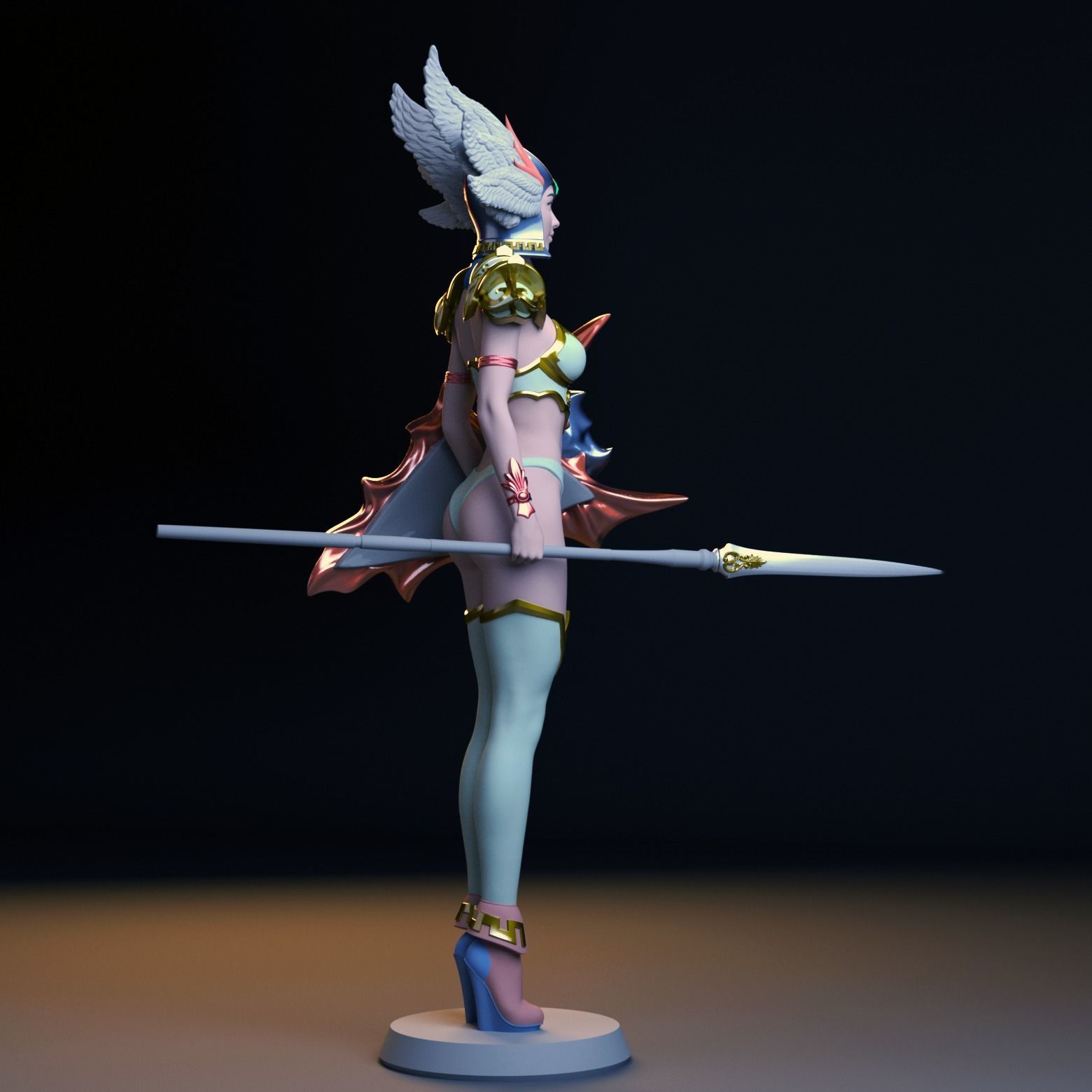 Valkyrie 3D print model_3