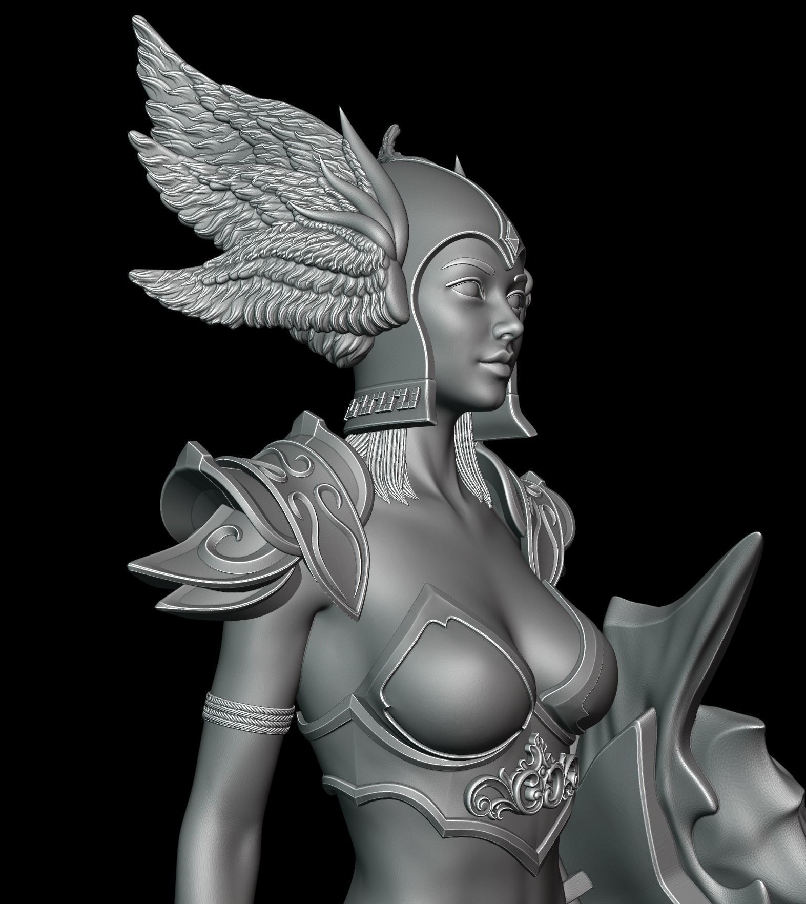 Valkyrie 3D print model_7