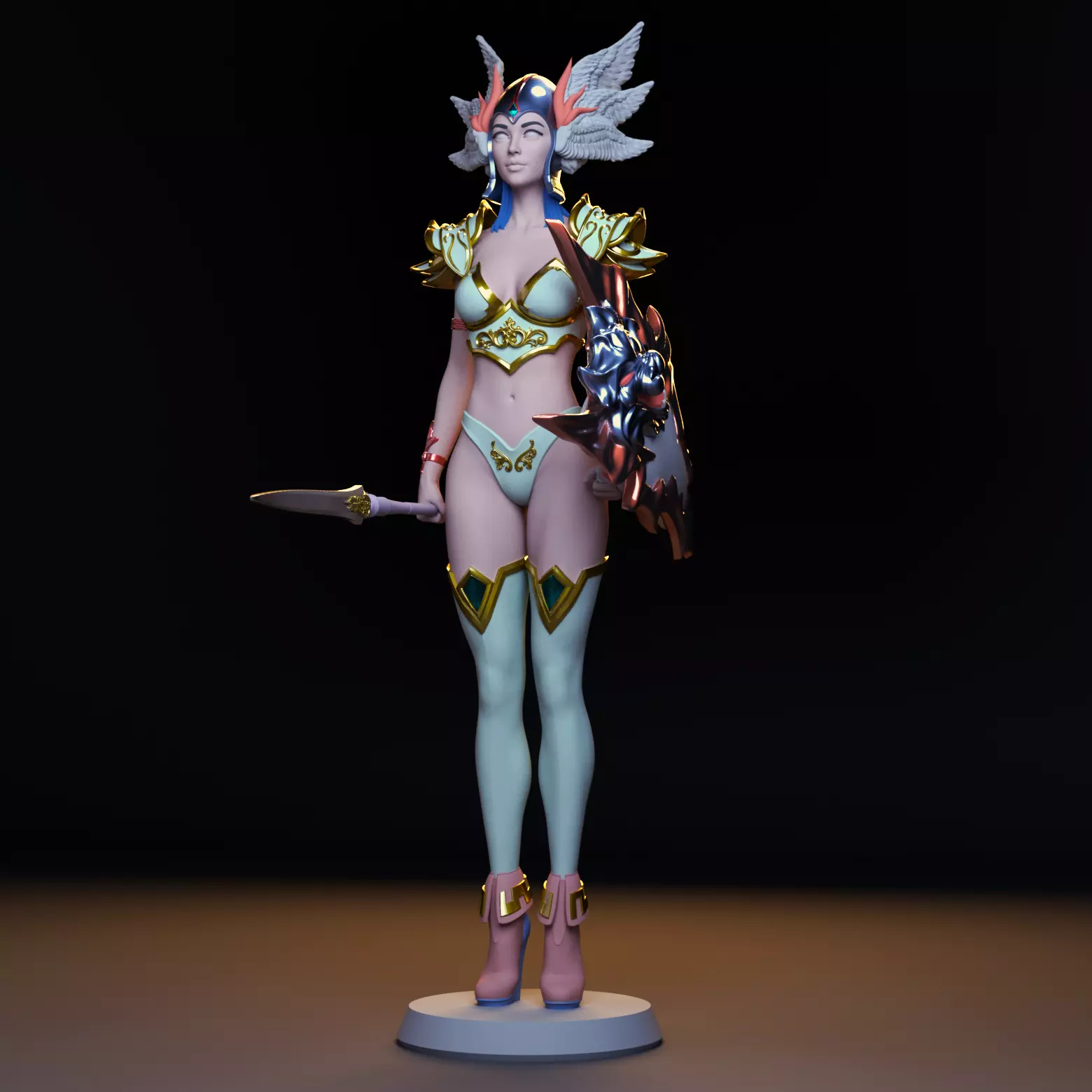 Valkyrie 3D print model_0