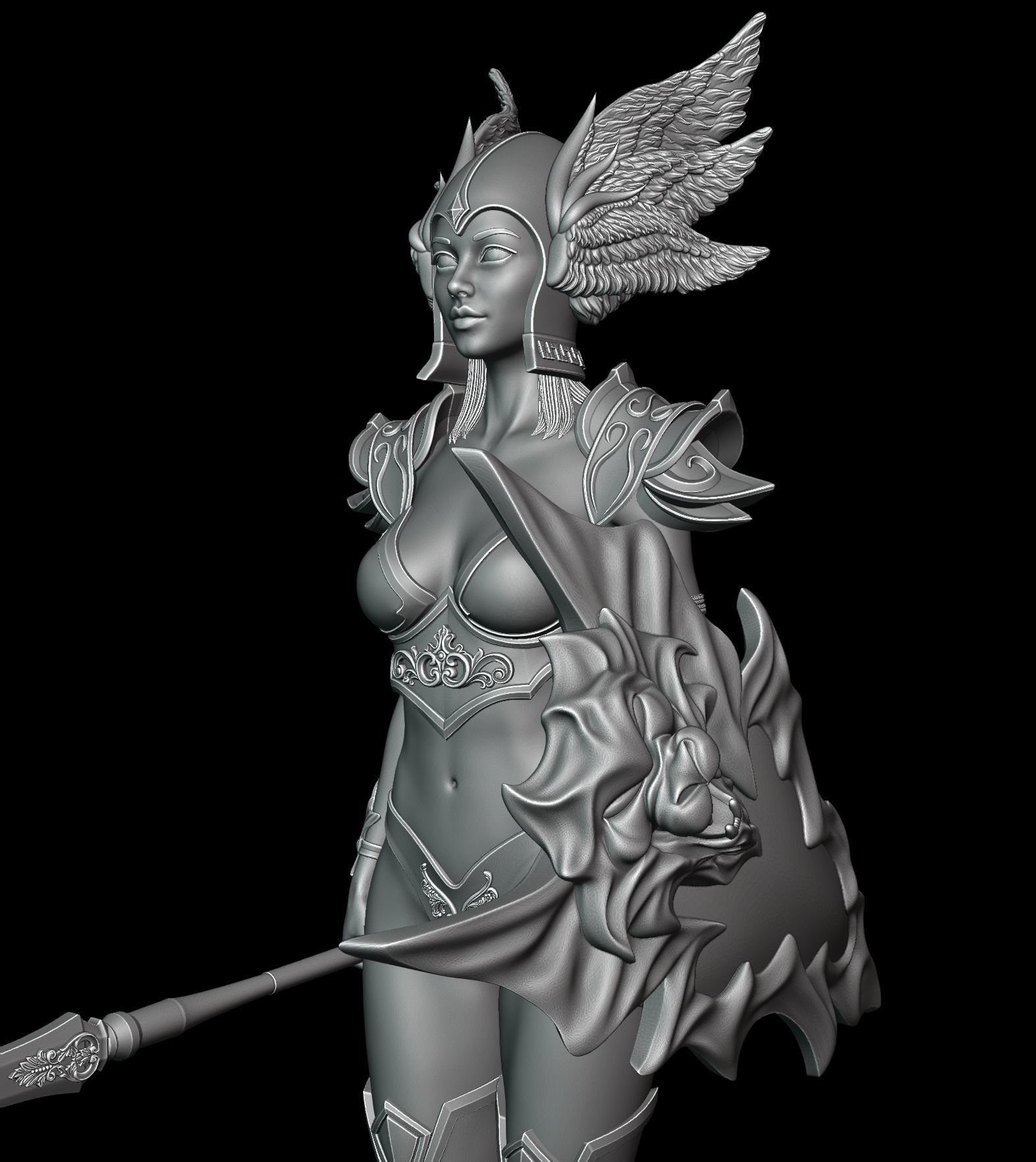 Valkyrie 3D print model_10