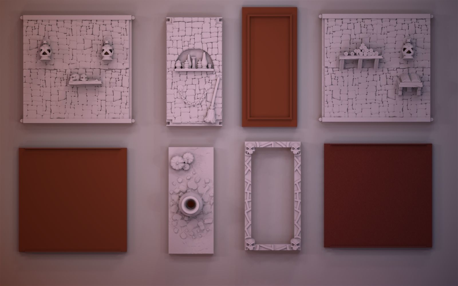 Witch Cave Booknook 3D print model_1