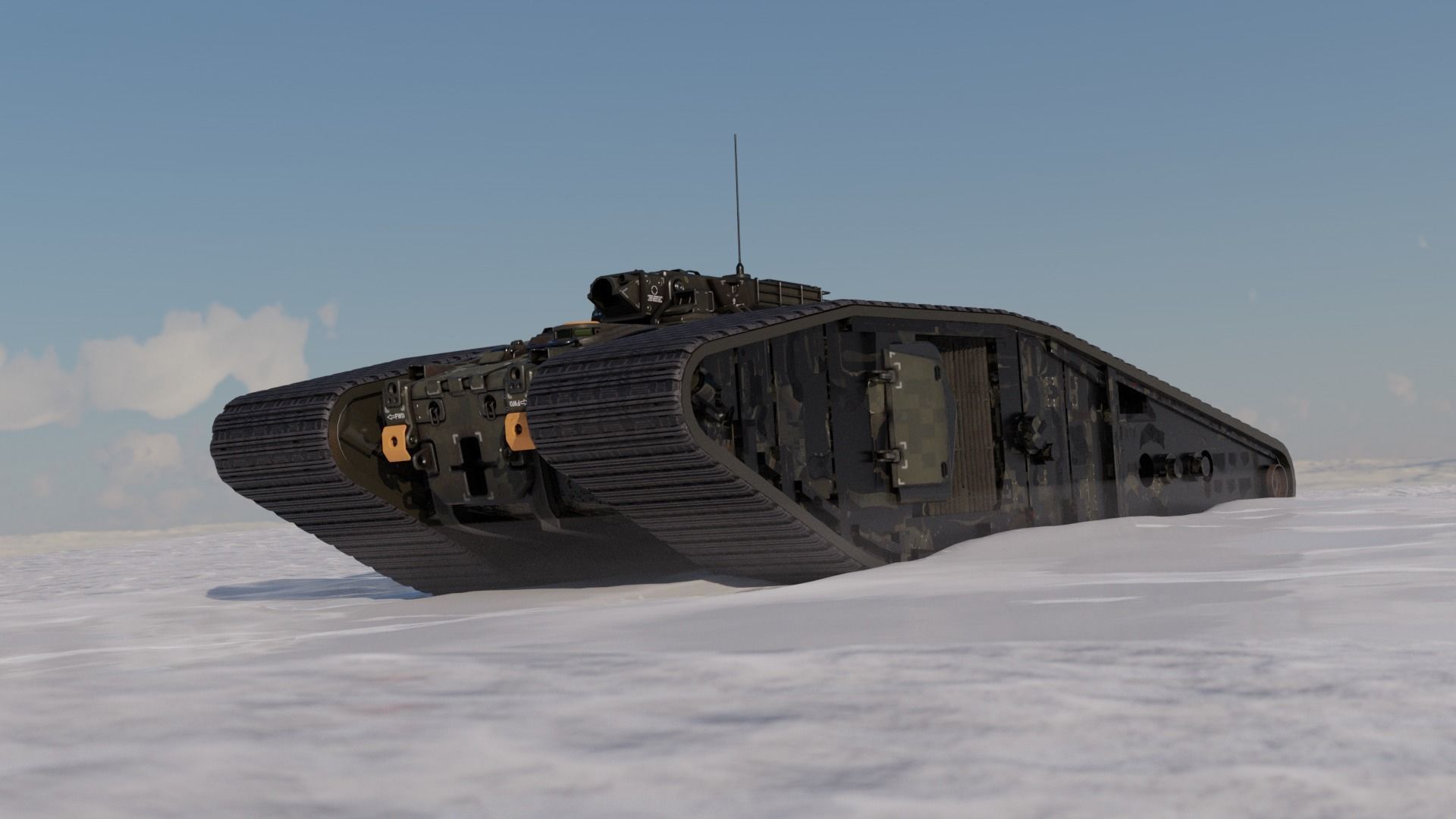 Mark IV Arctic Crawler 3D model_2