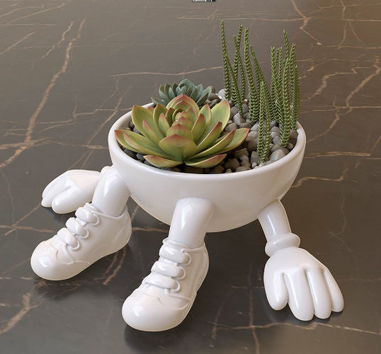 Lulino Planter stl for 3D printing  3D print model