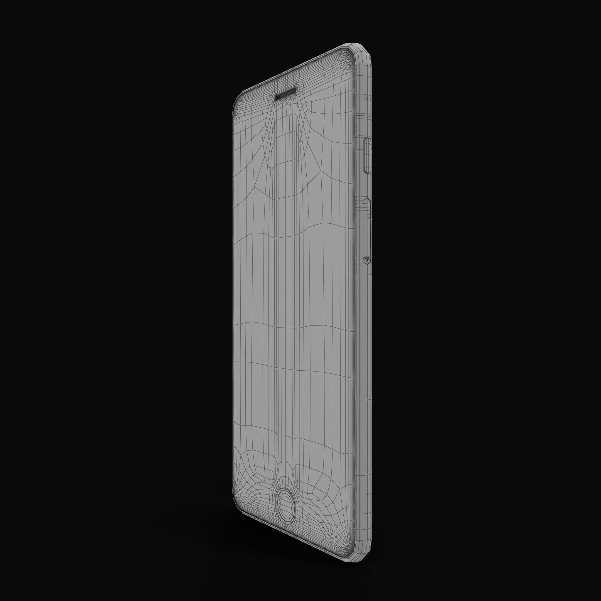 Apple iPhone 6 iPhone 6 Plus Silver Low-poly 3D model_24