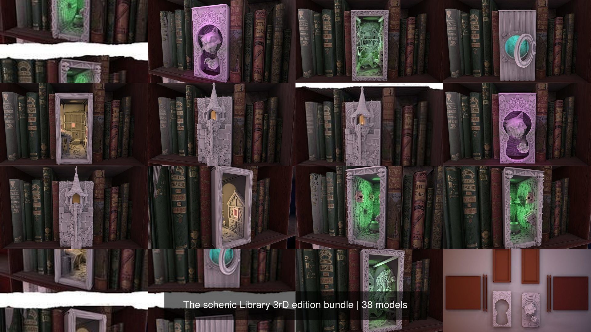 The Scenic Library 3D Bundle 3rd Edition 3D Model Collection_8