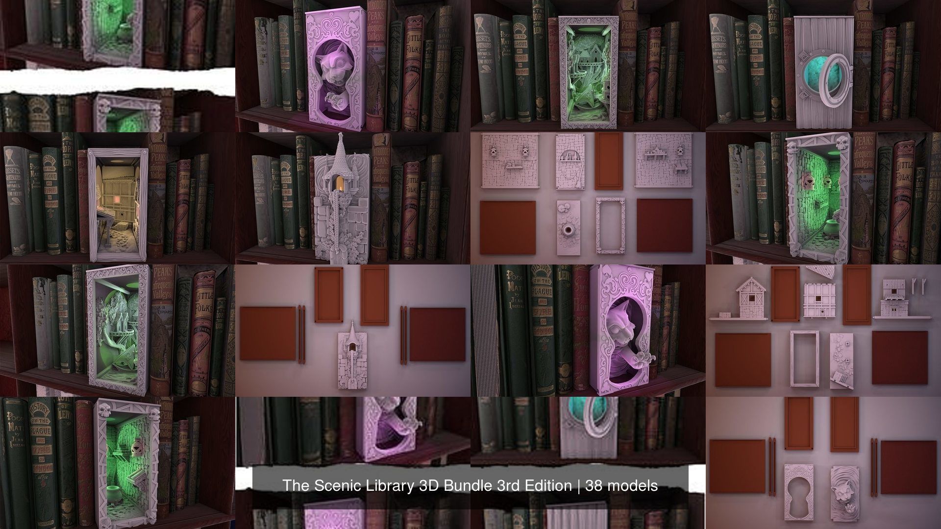 The Scenic Library 3D Bundle 3rd Edition 3D Model Collection_5