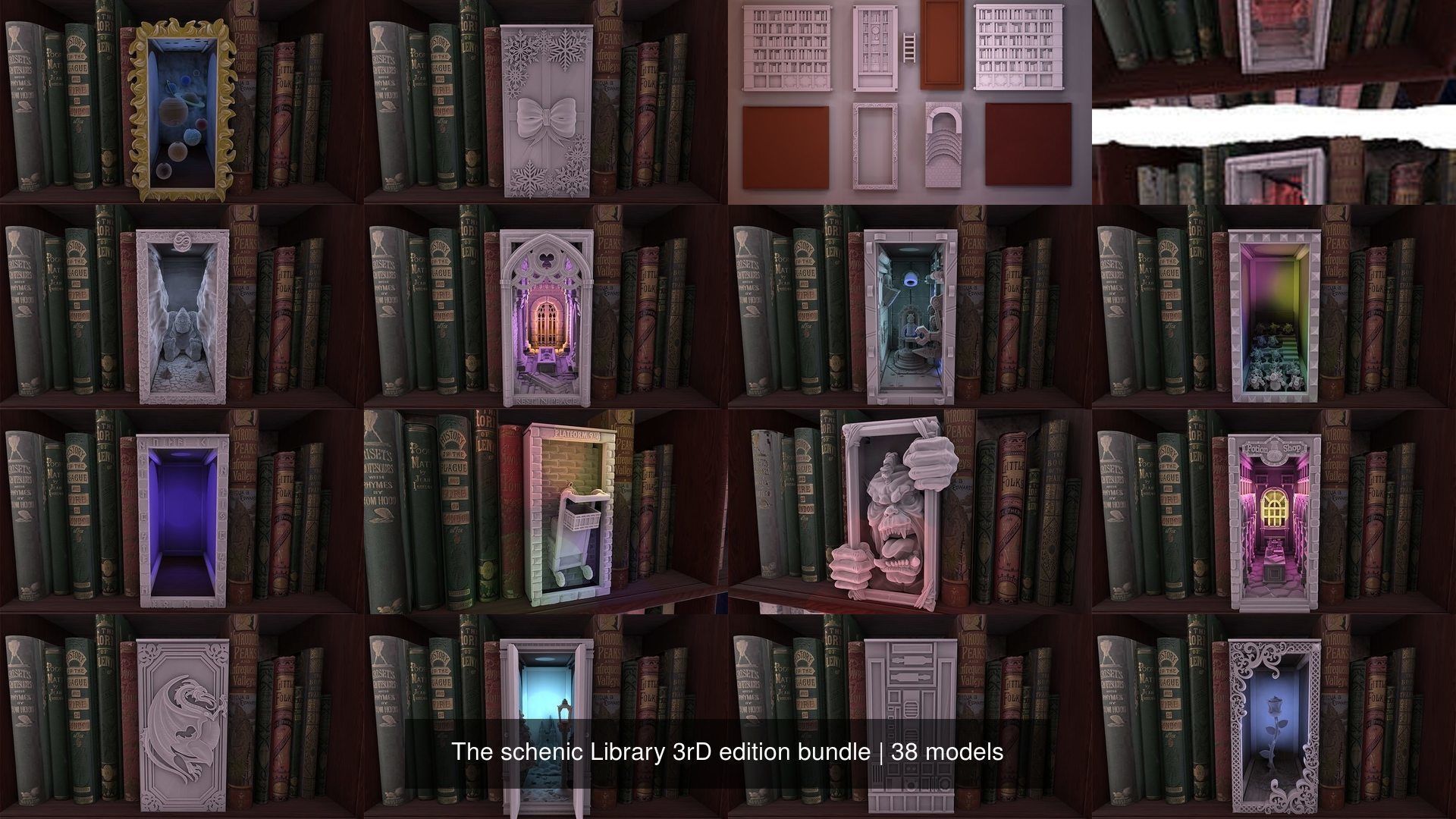 The Scenic Library 3D Bundle 3rd Edition 3D Model Collection_2