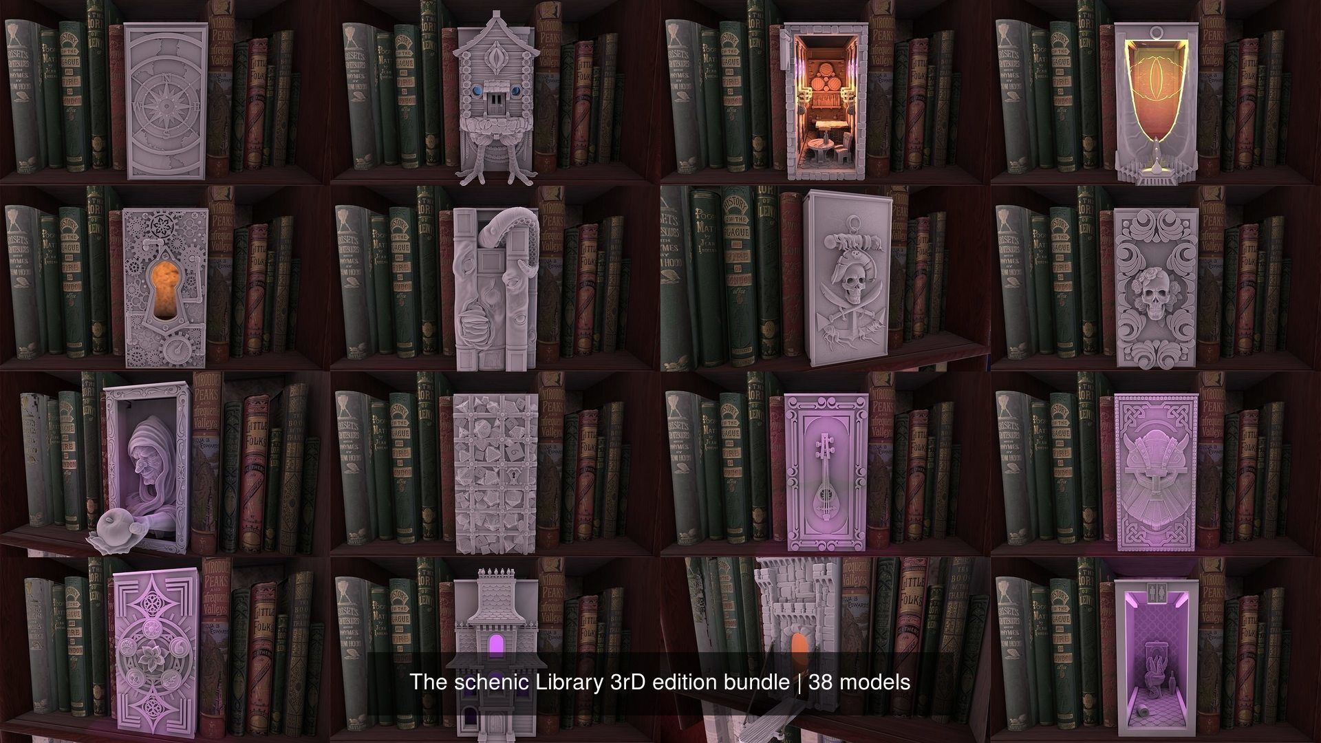 The Scenic Library 3D Bundle 3rd Edition 3D Model Collection_6