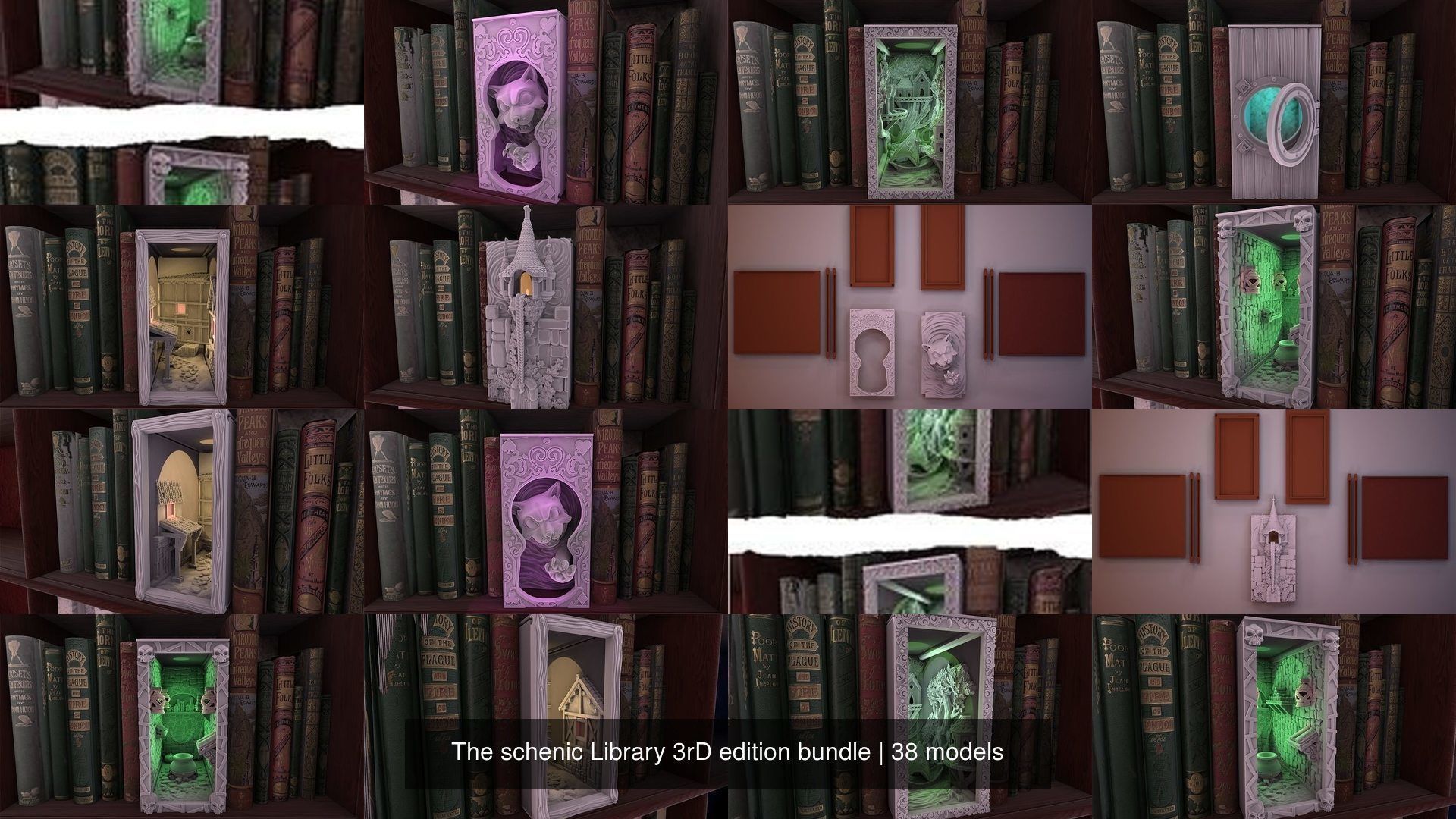 The Scenic Library 3D Bundle 3rd Edition 3D Model Collection_7