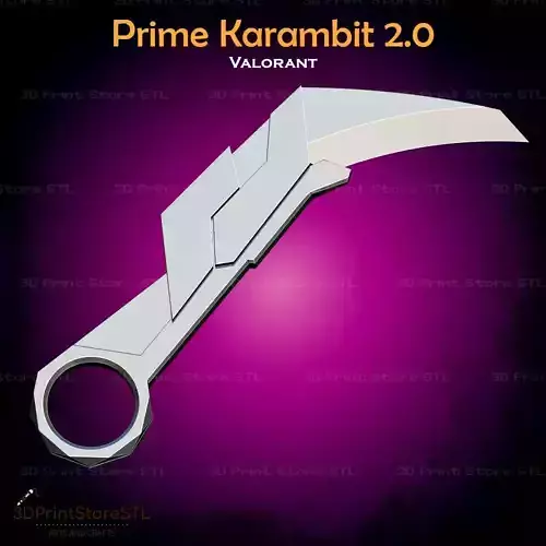 Prime Karambit 20 Cosplay Valorant - STL File
