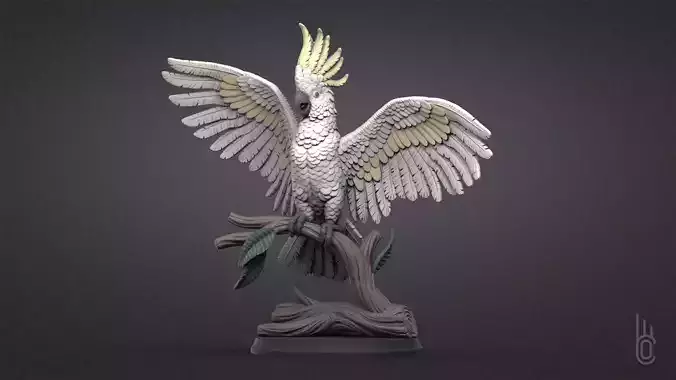 Happy Cockatoo 3D print model