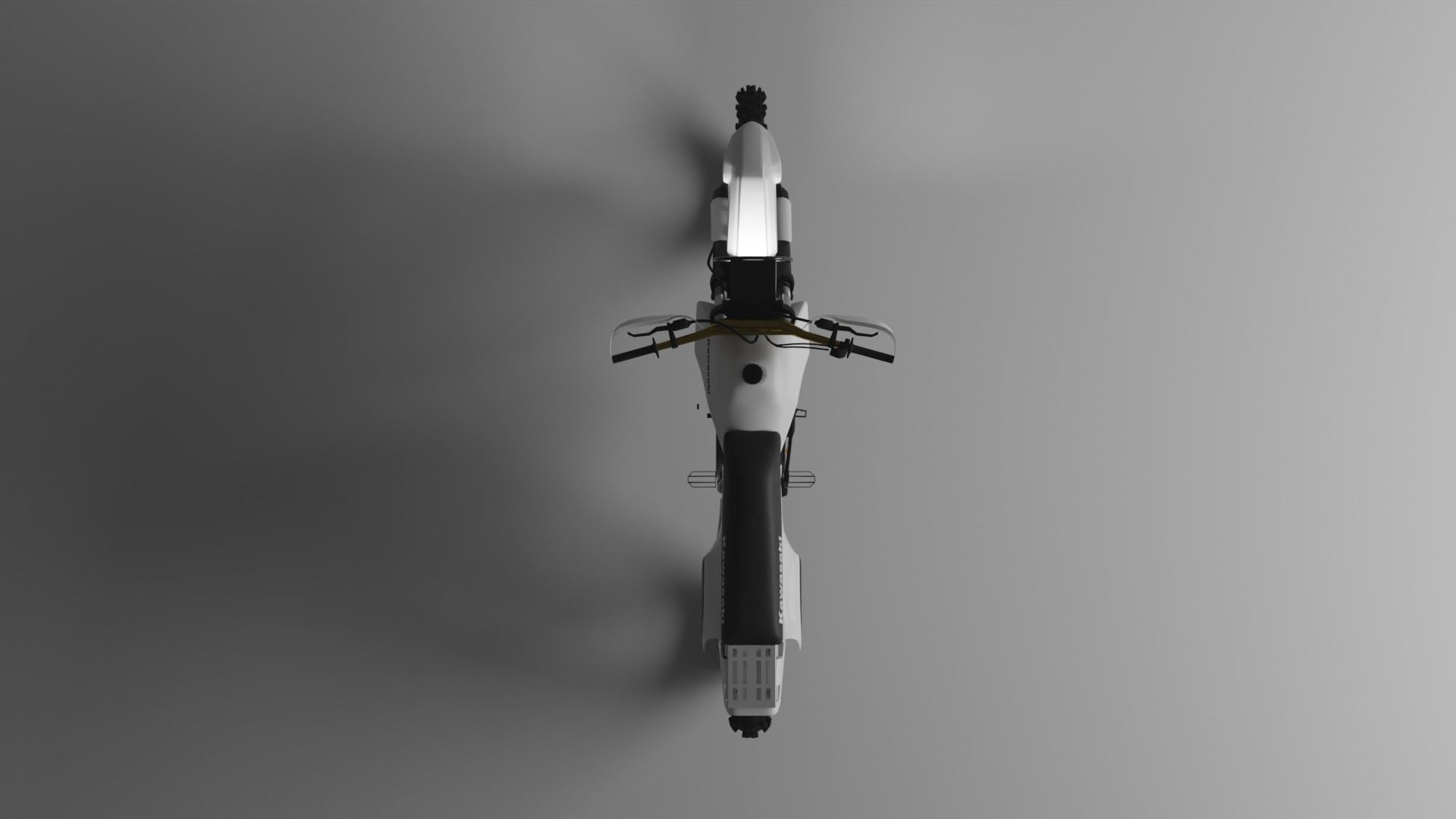 Kawasaki KLR600 Rally 3D model_4