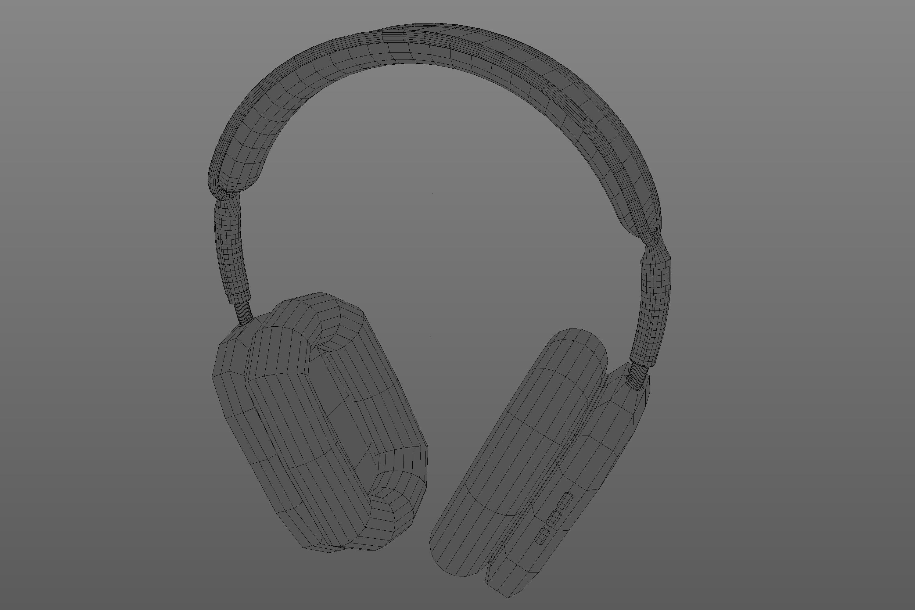Wireless Headphones 3D model_8