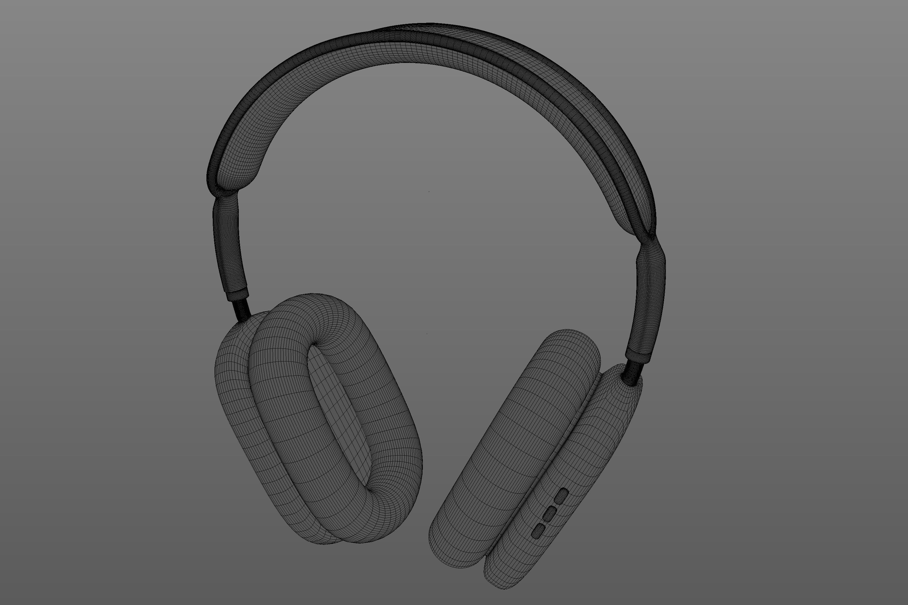Wireless Headphones 3D model_7