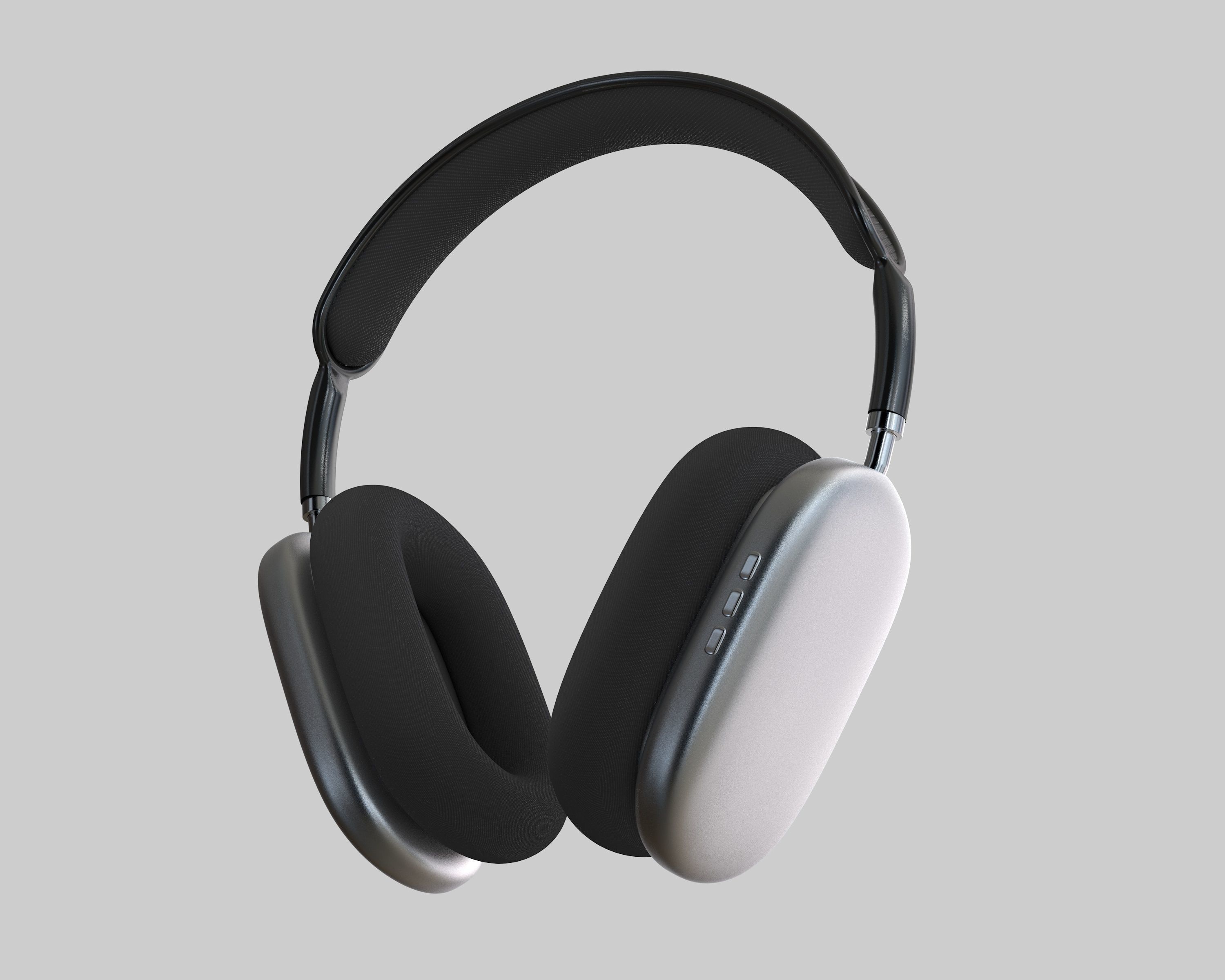 Wireless Headphones 3D model_4