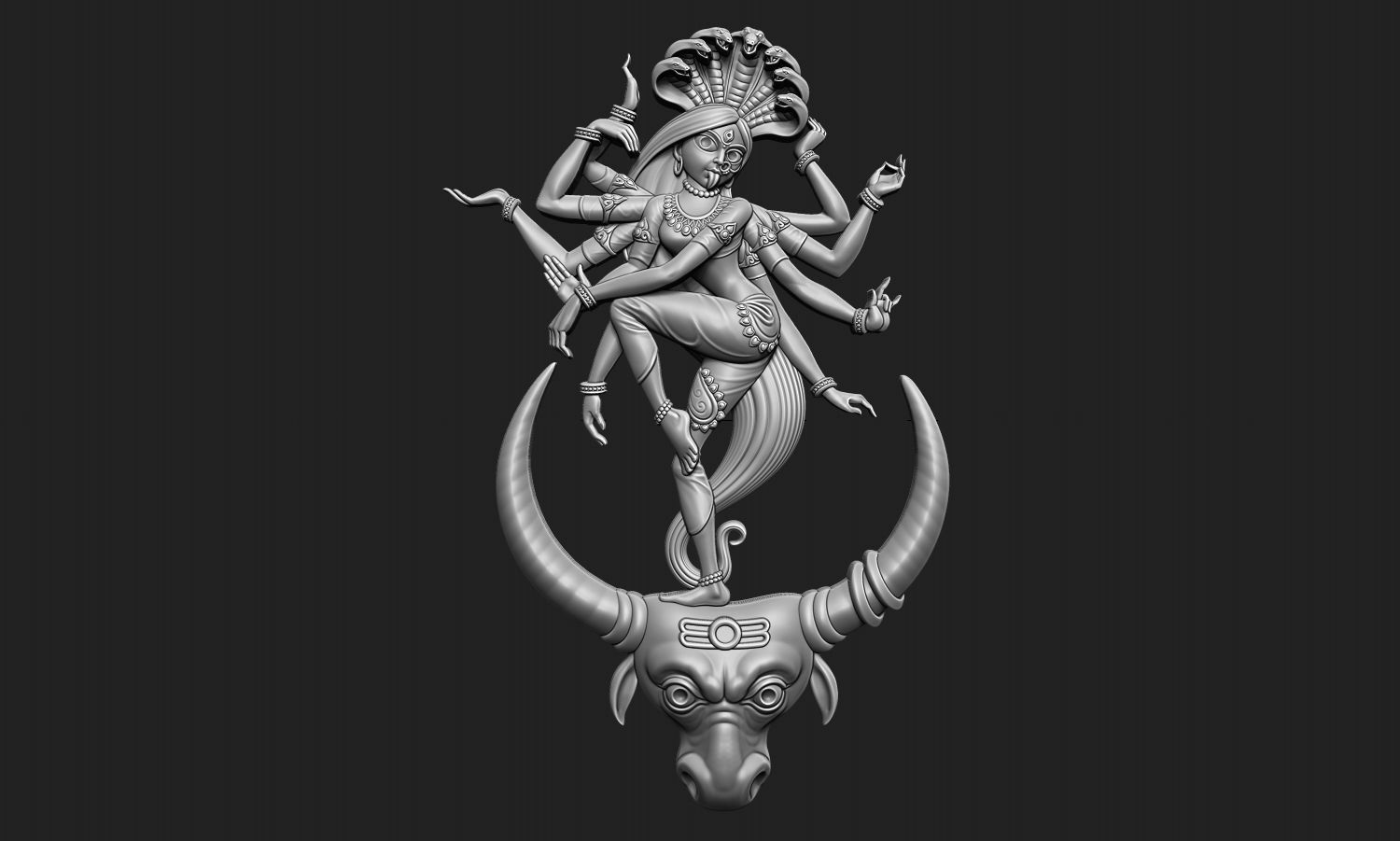 Kali ji 3D print model_4