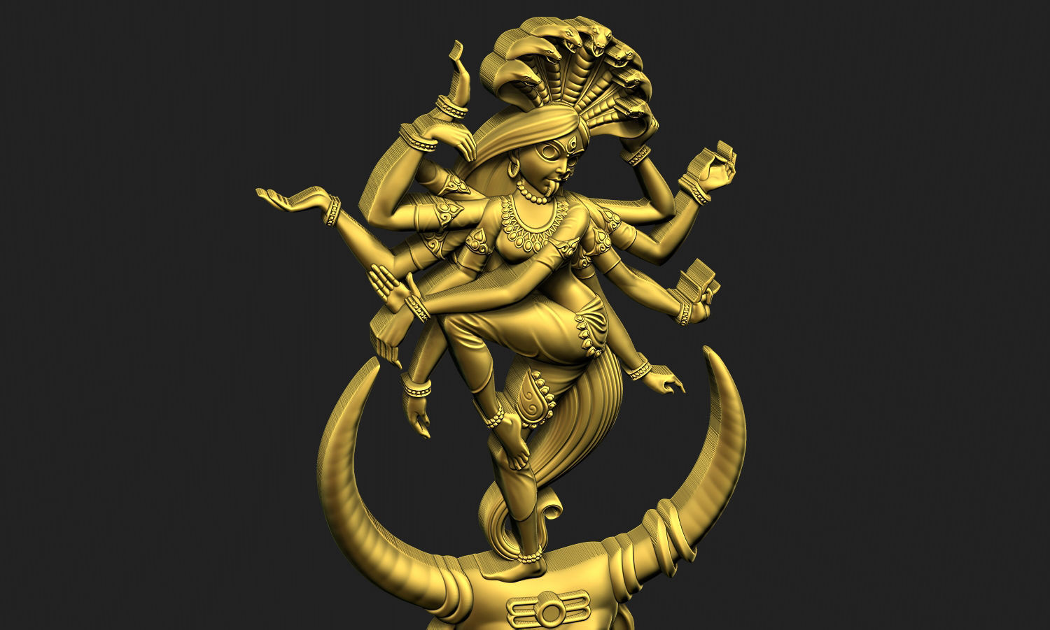 Kali ji 3D print model_11