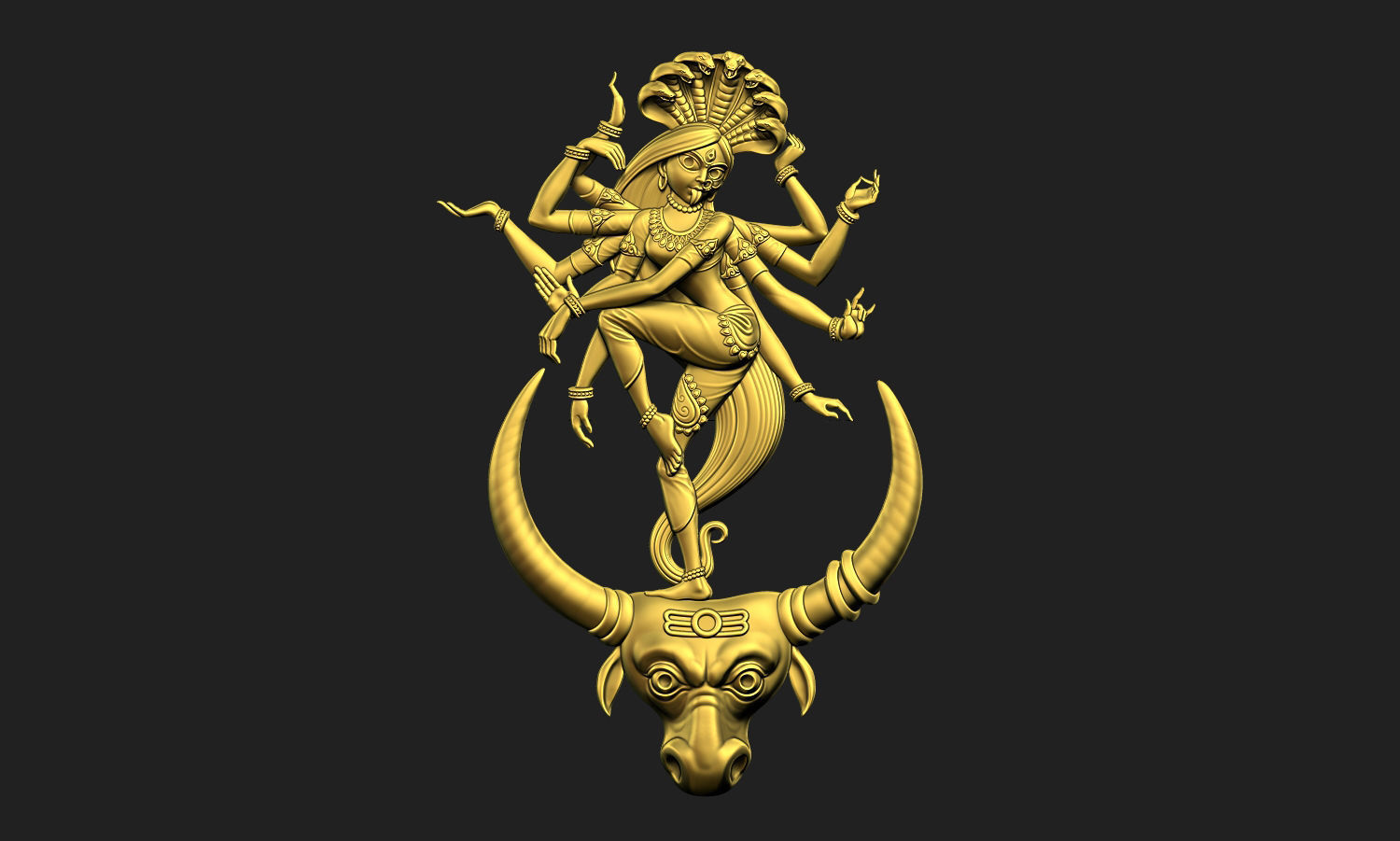 Kali ji 3D print model_8