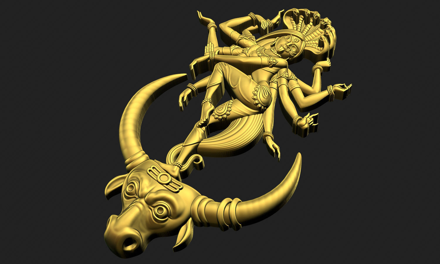 Kali ji 3D print model_12