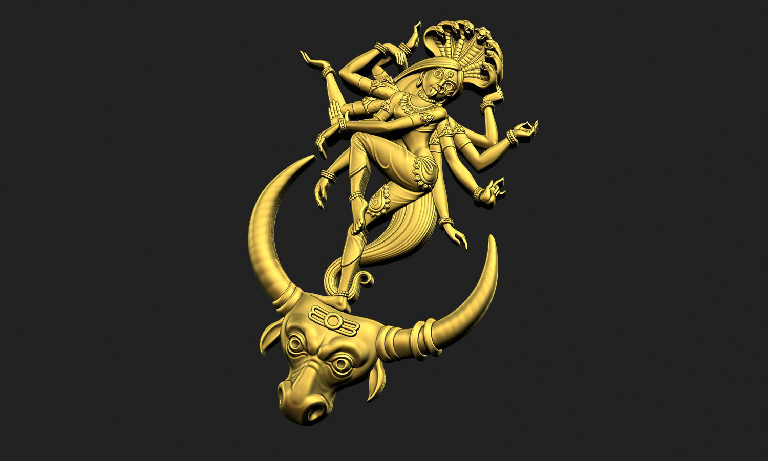 Kali ji 3D print model_10