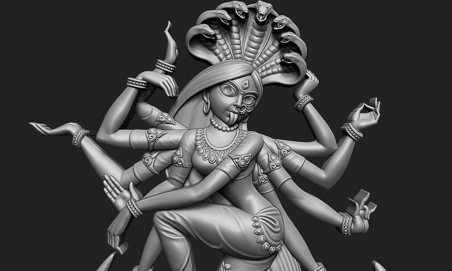 Kali ji 3D print model_5