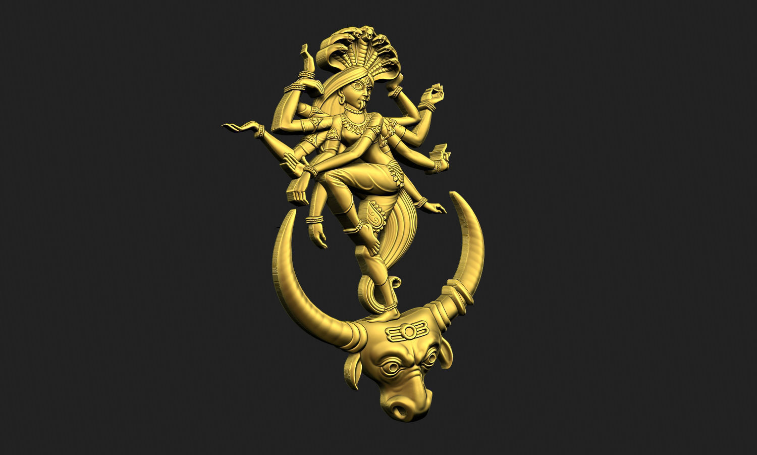 Kali ji 3D print model_9